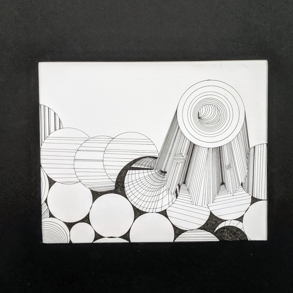 Handmade Rapidograph Ink/Pen Art Design 1OF A KIND